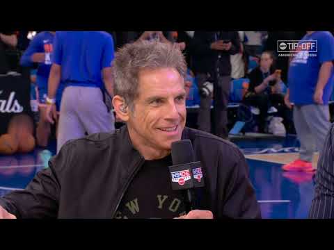 Knicks superfan Ben Stiller talks Spurs-Knicks NBA Finals Game 4 šØ | NBA Tip-Off