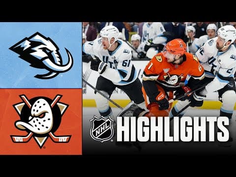 Mammoth vs. Ducks | NHL Highlights | December 03, 2025