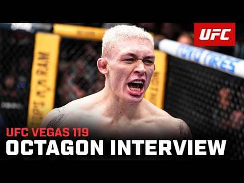 Navajo Stirling Octagon Interview | UFC Vegas 119