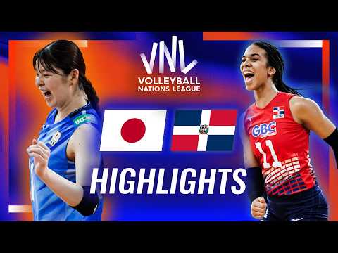 Japan 🇯🇵 vs. Dominican Republic 🇩🇴 - Highlights | Week 2 | Women's VNL 2026