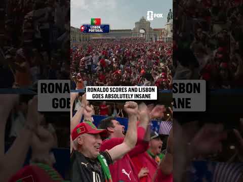 Listen to the roar in Lisbon as Ronaldo nets his first goal of the 2026 FIFA World Cup 🇵🇹
