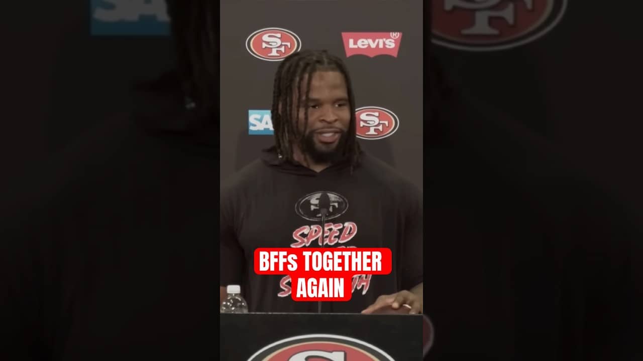 Dre Greenlaw LOVES being back with Fred Warner #49ers #dregreenlaw #fredwarner