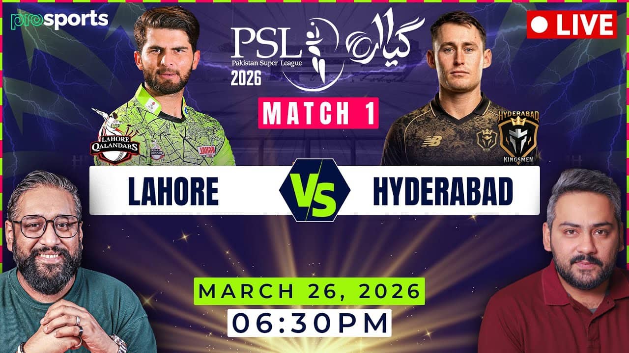 ๐ด PSL LIVE! | Lahore Qalandars vs Hyderabad Kingsmen | PSL Opening Match LIVE Watch Along