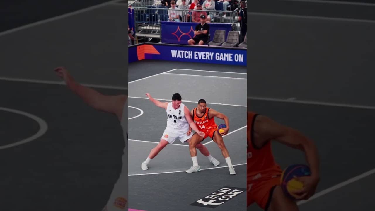 Had him so lost he vanished 😭 Via: FIBA3x3 #3x3basketball