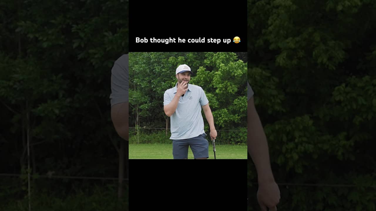 He was so confident…