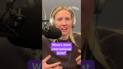 The international GOAT of women's football #woso #footballpodcast #womensfootball