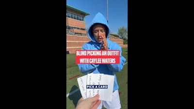 Caylee Waters Let Cards Pick Her Outfit