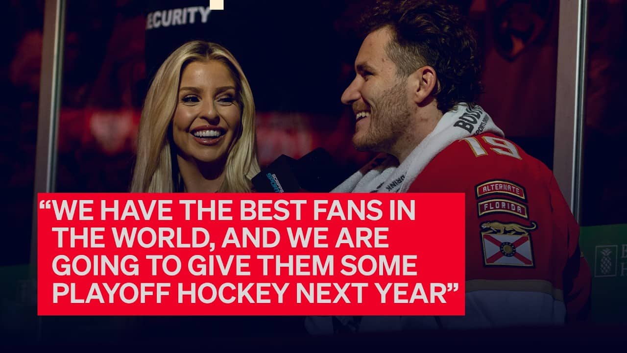 "I promise we'll be back" | Matthew Tkachuk Postgame vs Red Wings | 4.15.26