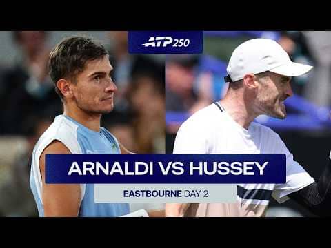 Matteo Arnaldi vs. Giles Hussey Highlights | Eastbourne 2026 R1