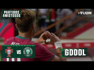 ¡Gol De Neto! Portugal lo gana Portugal vs Nigeria | Rumbo al Mundial 2026 | TUDN