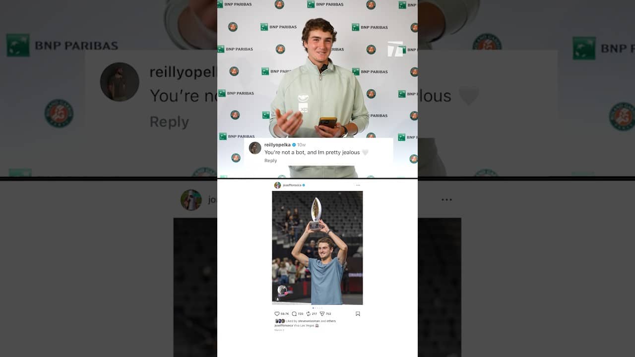 not too much in the comments 😂 #tennis #tennisplayer #joaofonseca #valentinvacherot