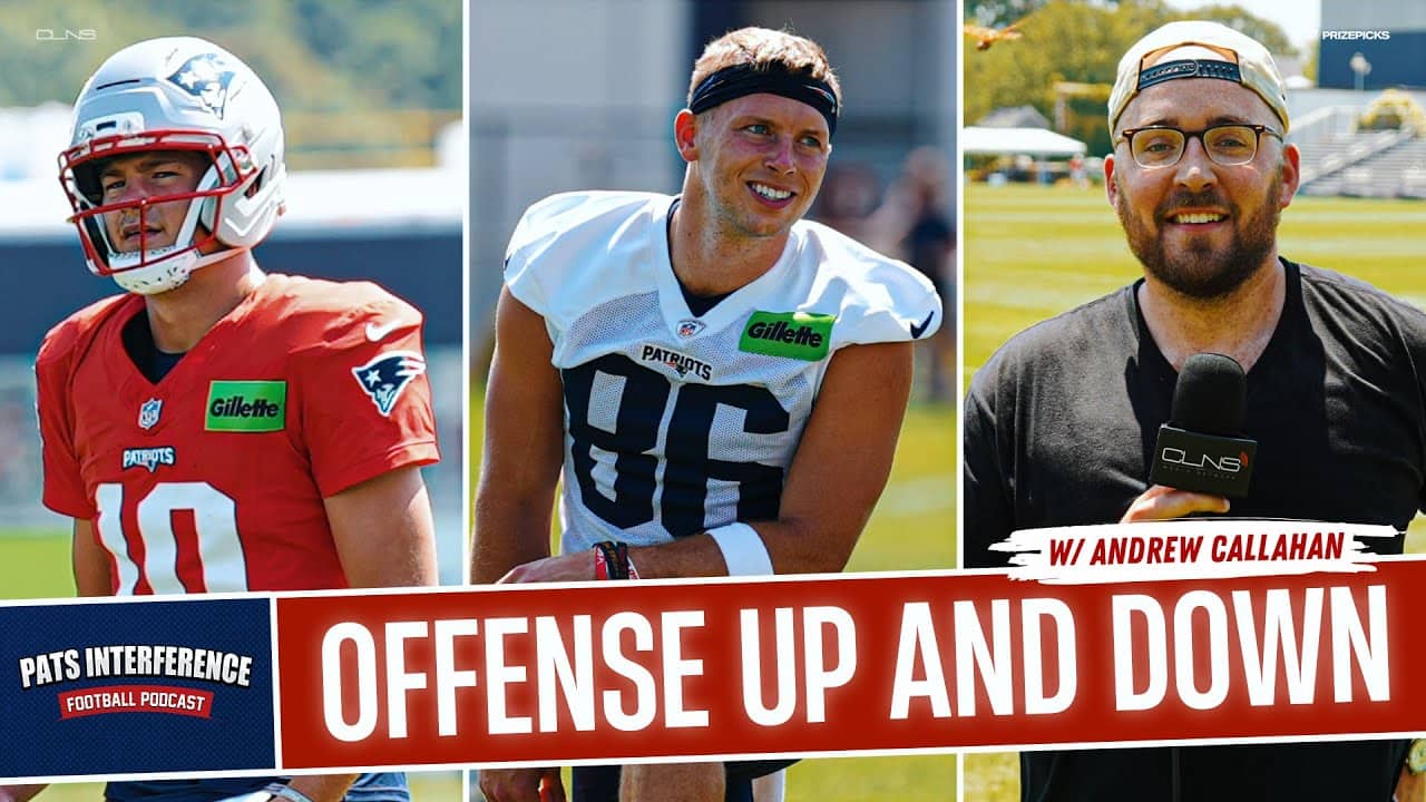 Drake Maye STRUGGLES, Efton Chism STARS | Pats Interference from Camp