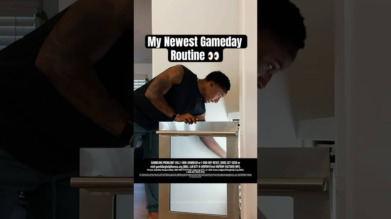 My Newest Gameday Routine 🥶 #DKPartner