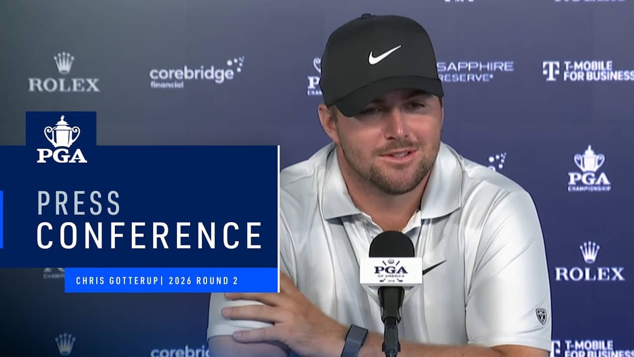 Chris Gotterup's Press Conference | 2026 PGA Championship Round 2