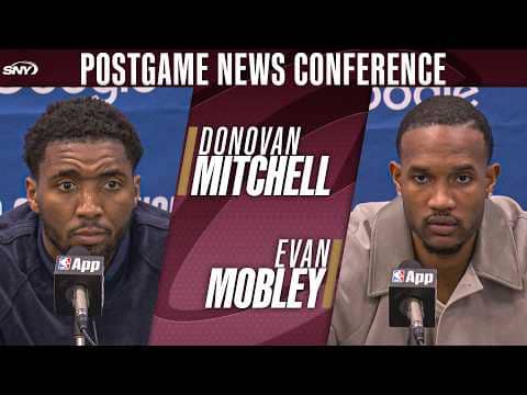 Donovan Mitchell and Evan Mobley talk about why the Cavaliers collapsed against the Knicks at MSG