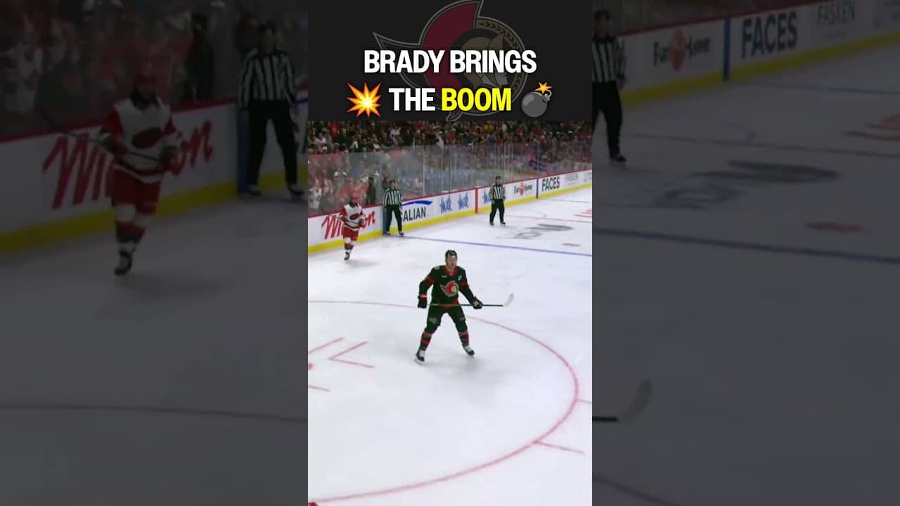 Brady Tkachuk is on a MISSION π€ #nhl #shorts