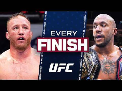 Every KNOCKOUT From UFC Freedom 250 π₯ | UFC Highlights