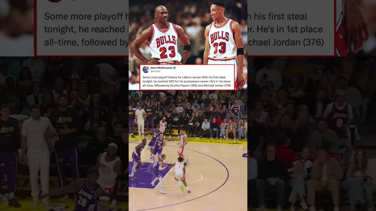 Another postseason milestone in Year 23 š„ LeBron James is still doing it šŖ