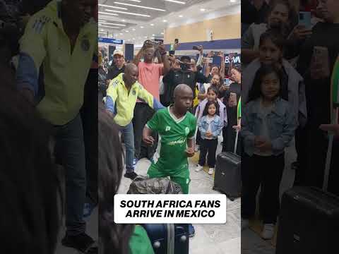 Bafana Bafana has made its way to Mexico City for the FIFA World Cup πΏπ¦
