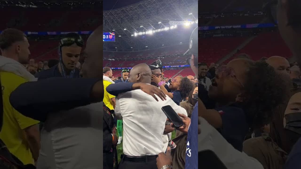 Dembélé sharing a special moment with his family and friends 🥹 | CBS Sports Golazo