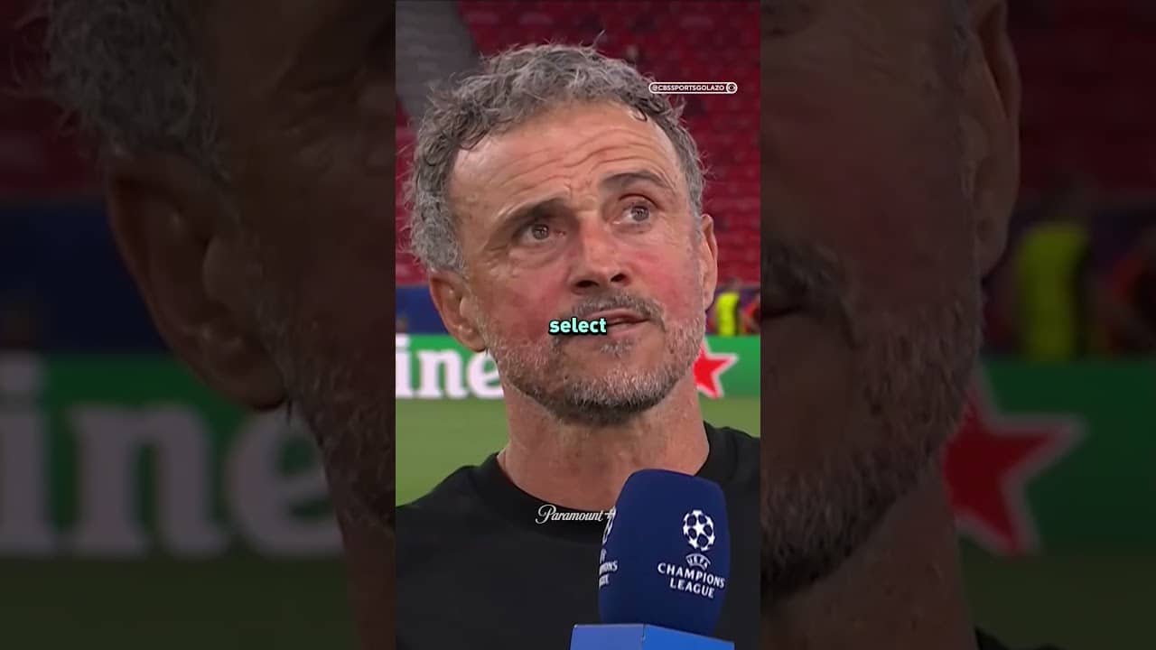 "What you're doing for French football is outstanding..." π«π· #UCLToday #UCLFinal #PSGvsArsenal