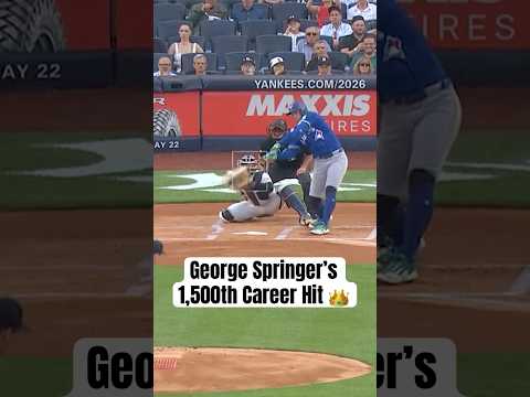 George Springer notches his 1,500th career hit ππ #MLB #BlueJays