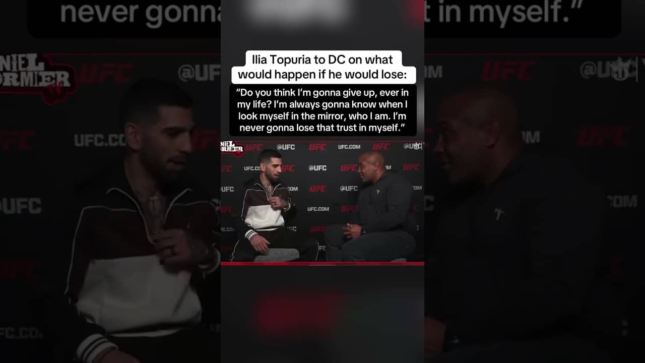 Ilia Topuria told DC two years ago how heβd feel if he would lose a fight π€ (via @dc_mma/IG)