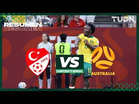 Australia sorprende 2-0 a Turquía en Vancouver