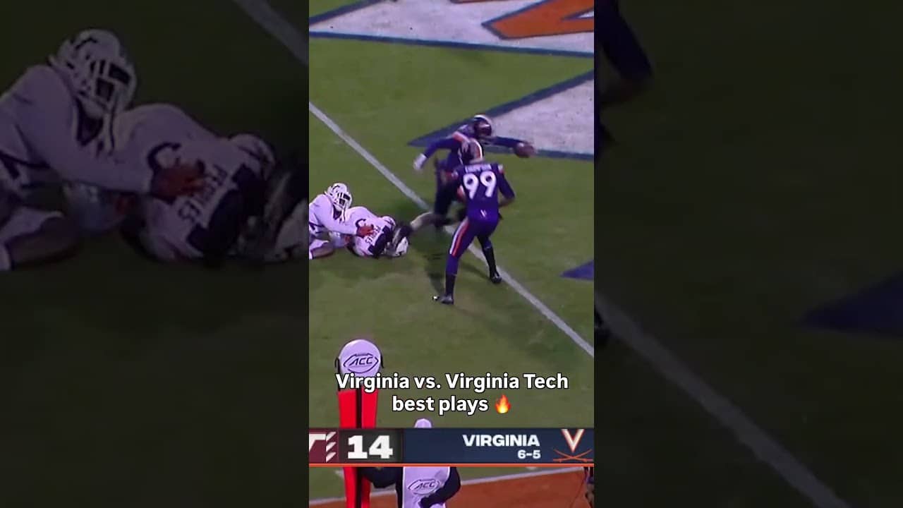 These two teams always put on a show π #virginiacavaliers #virginiatech #accfootball