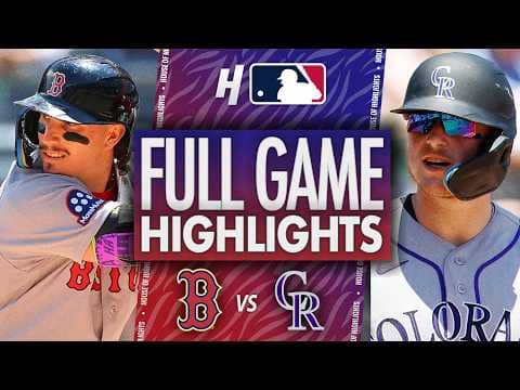 Boston Red Sox vs Colorado Rockies - FULL GAME HIGHLIGHTS π₯ June 23, 2026 MLB Season
