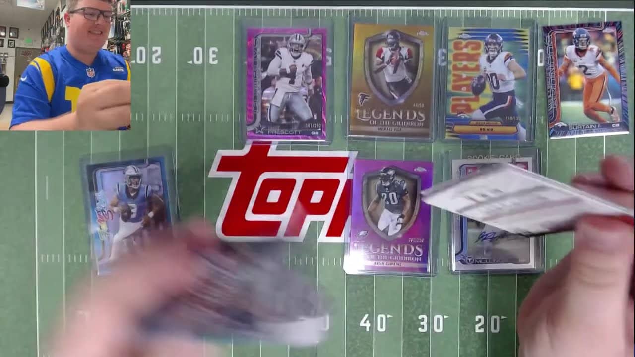 2025 Topps Chrome Football Hobby Rip Night Break!