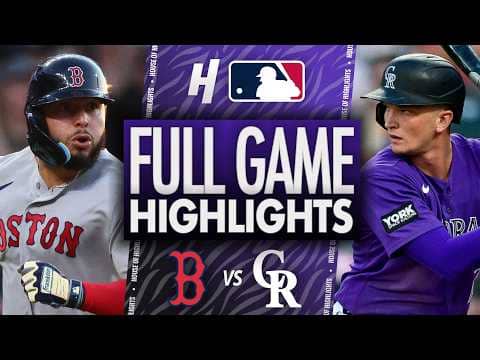 Boston Red Sox vs Colorado Rockies - FULL GAME HIGHLIGHTS 🔥 June 22, 2026 MLB Season