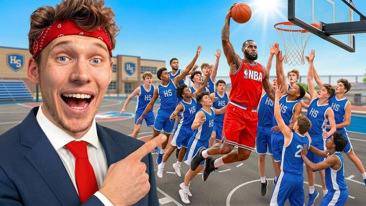 NBA Star vs. 20 High School Prodigies!
