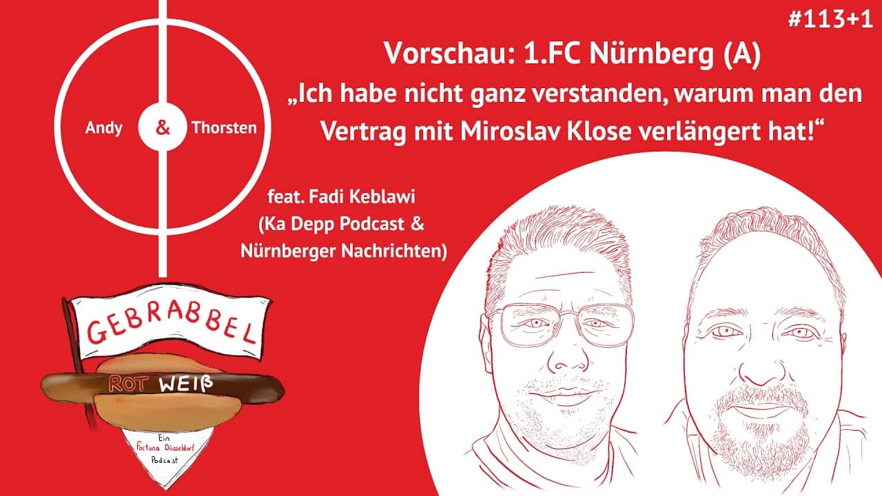 #113 +1: Vorschau: 1.FC Nürnberg (A) – „Ich habe nicht ganz verstanden, warum man den Vertrag mit...