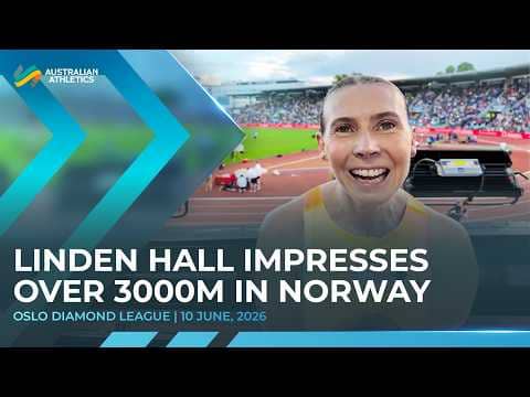 Linden Hall leads early before clocking 3000m season's best | 2026 Oslo Diamond League