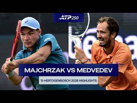 Kamil Majchrzak vs. Daniil Medvedev Highlights | ‘s-Hertogenbosch 2026 Semi-Final