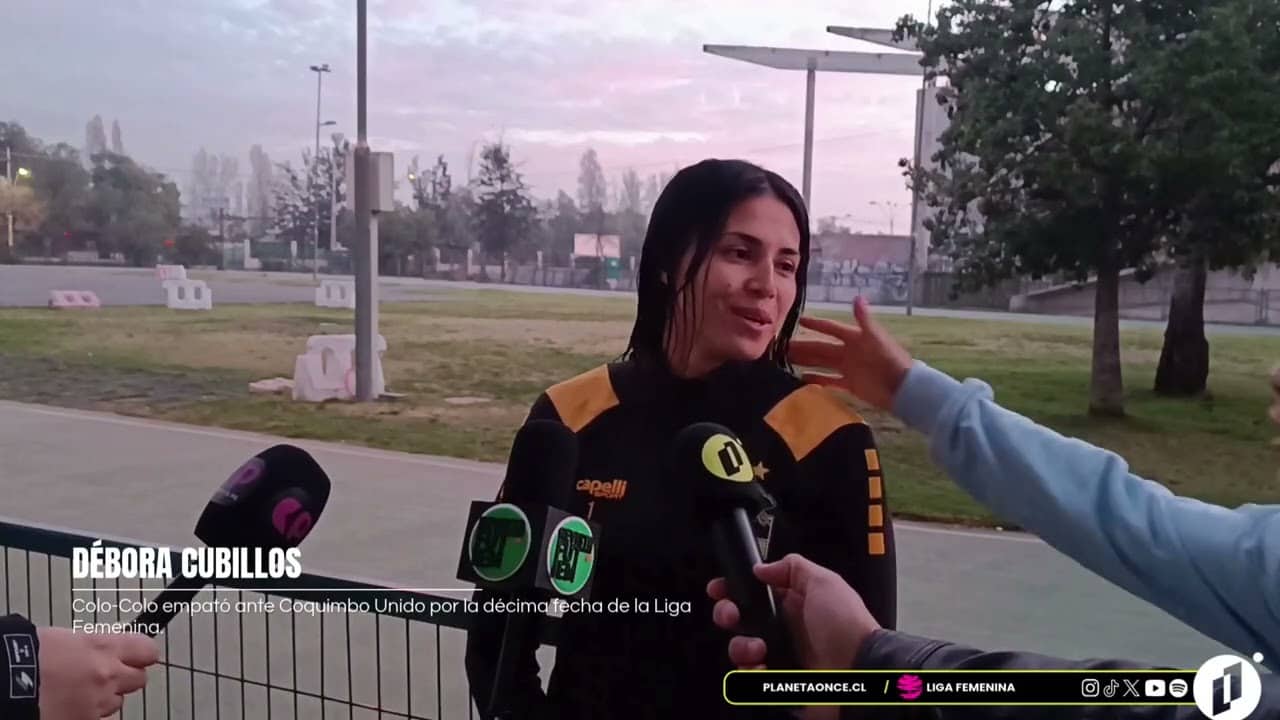 Declaraciones Débora Cubillos Colo-Colo 0-0 Coquimbo U. Fecha 10 Liga Femenina 24-05-2026