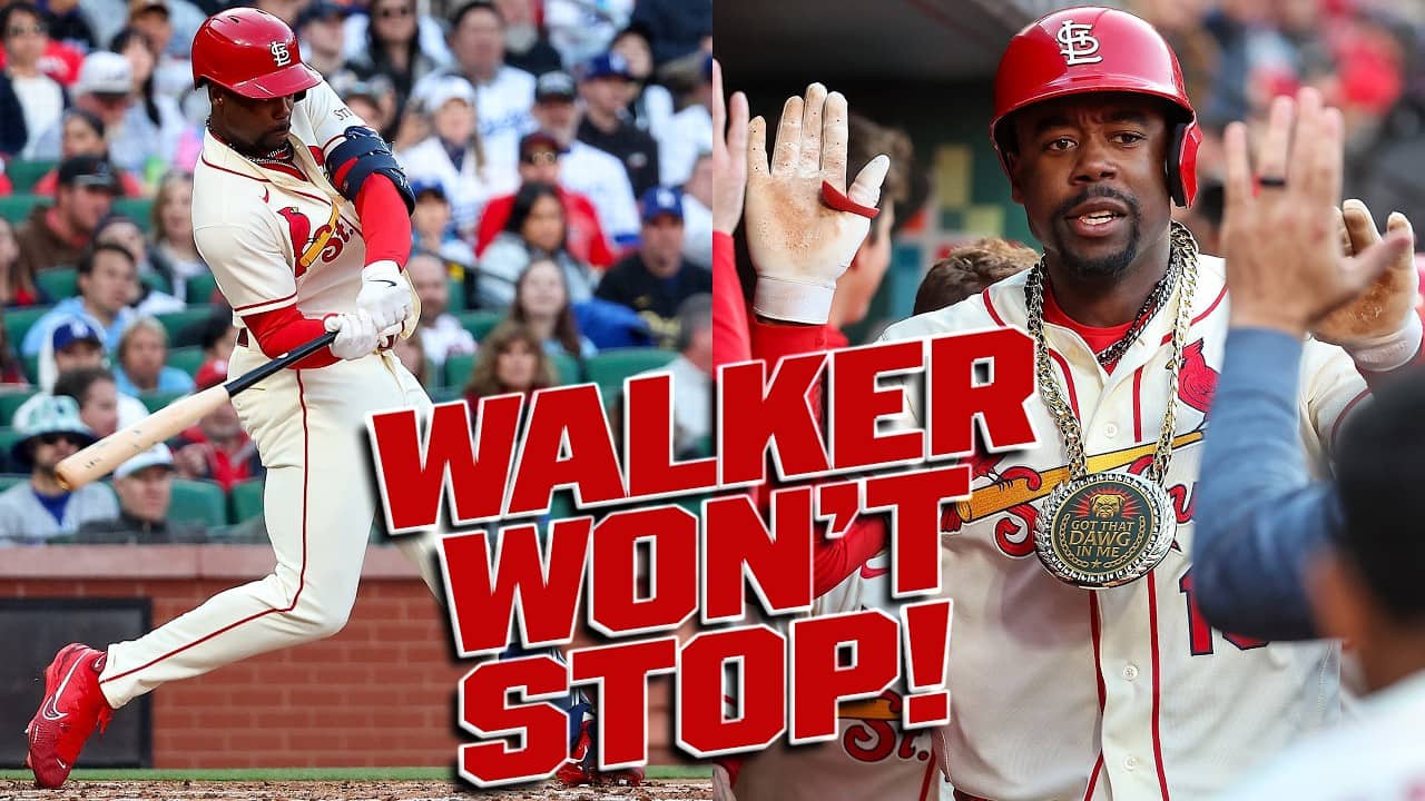 Jordan Walker stays HOT with his 10TH HOMER of the season! ๐ฅ๐ฅ (110 mph home run!)