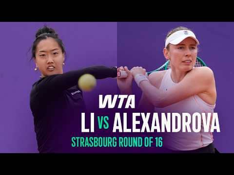Ann Li vs. Ekaterina Alexandrova | 2026 Strasbourg Round of 16 | WTA Match Highlights