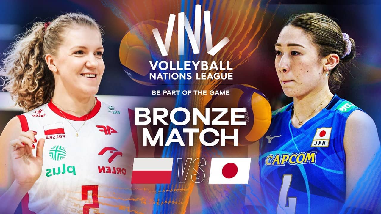 Bronze Match - Poland 🇵🇱 vs. Japan 🇯🇵 | VNL 2025 - Full Match