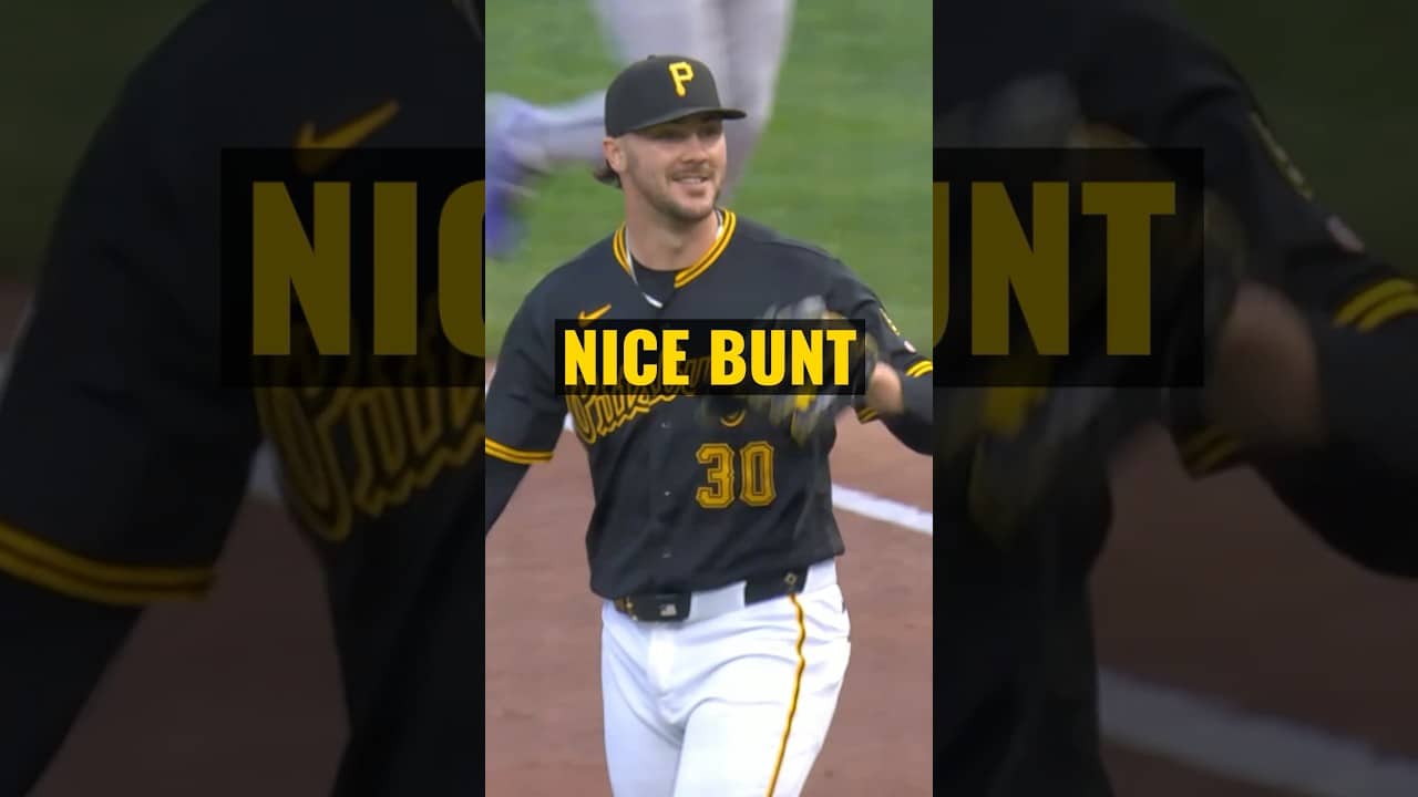Paul Skenes' consecutive k streak snapped after bunt attempt. Fair or foul?