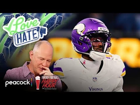Vikings' offensive struggles limit Jordan Addison's floor | Fantasy Football Happy Hour | NFL on NBC
