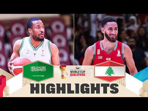 Saudi Arabia 🇸🇦 v Lebanon 🇱🇧 | Highlights | FIBA Basketball World Cup 2027 Asian Qualifiers
