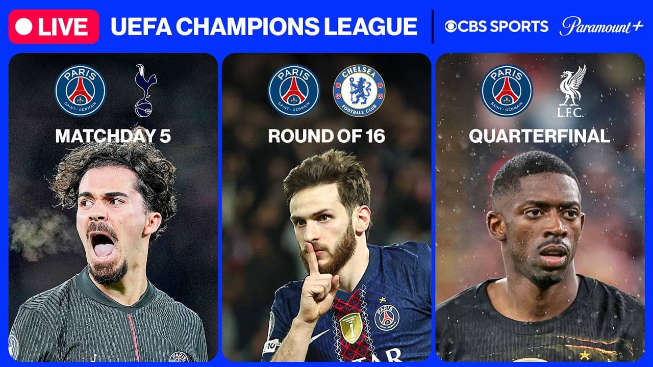 PSG ROAD TO THE SEMIFINAL | β UEFA Champions League 24/7 β | CBS Sports Golazo