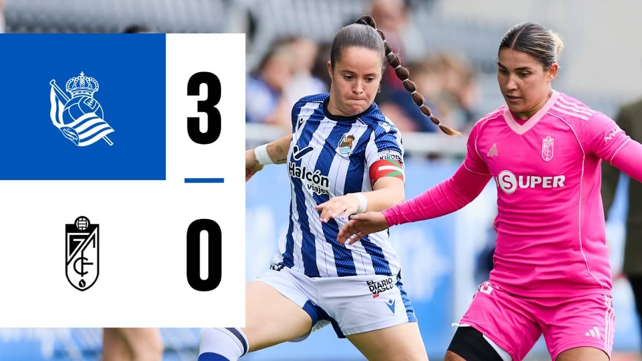 HIGHLIGHTS | Liga F 25-26 | J28 | Real Sociedad 3 - 0 Granada CF