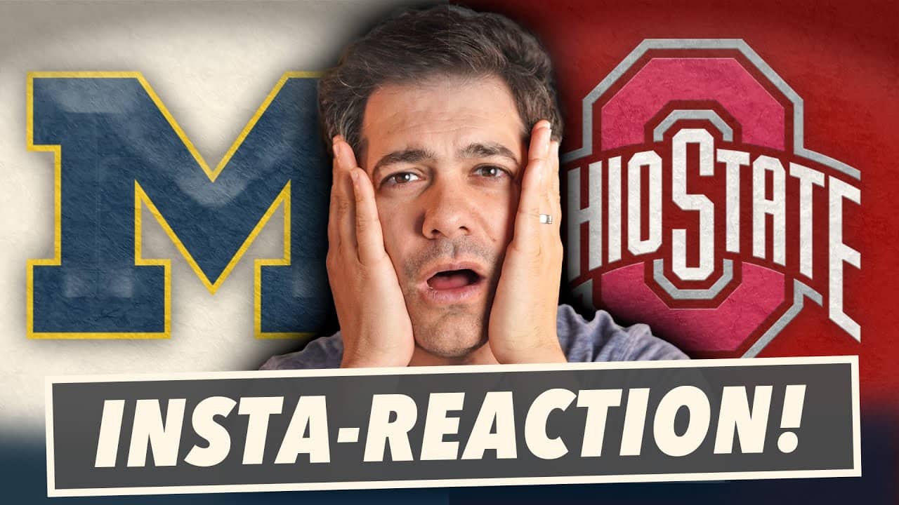 Michigan STUNS Ohio State 13-10, our insta reaction