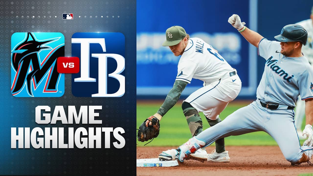 Marlins vs. Rays Game Highlights (5/17/26) | MLB Highlights