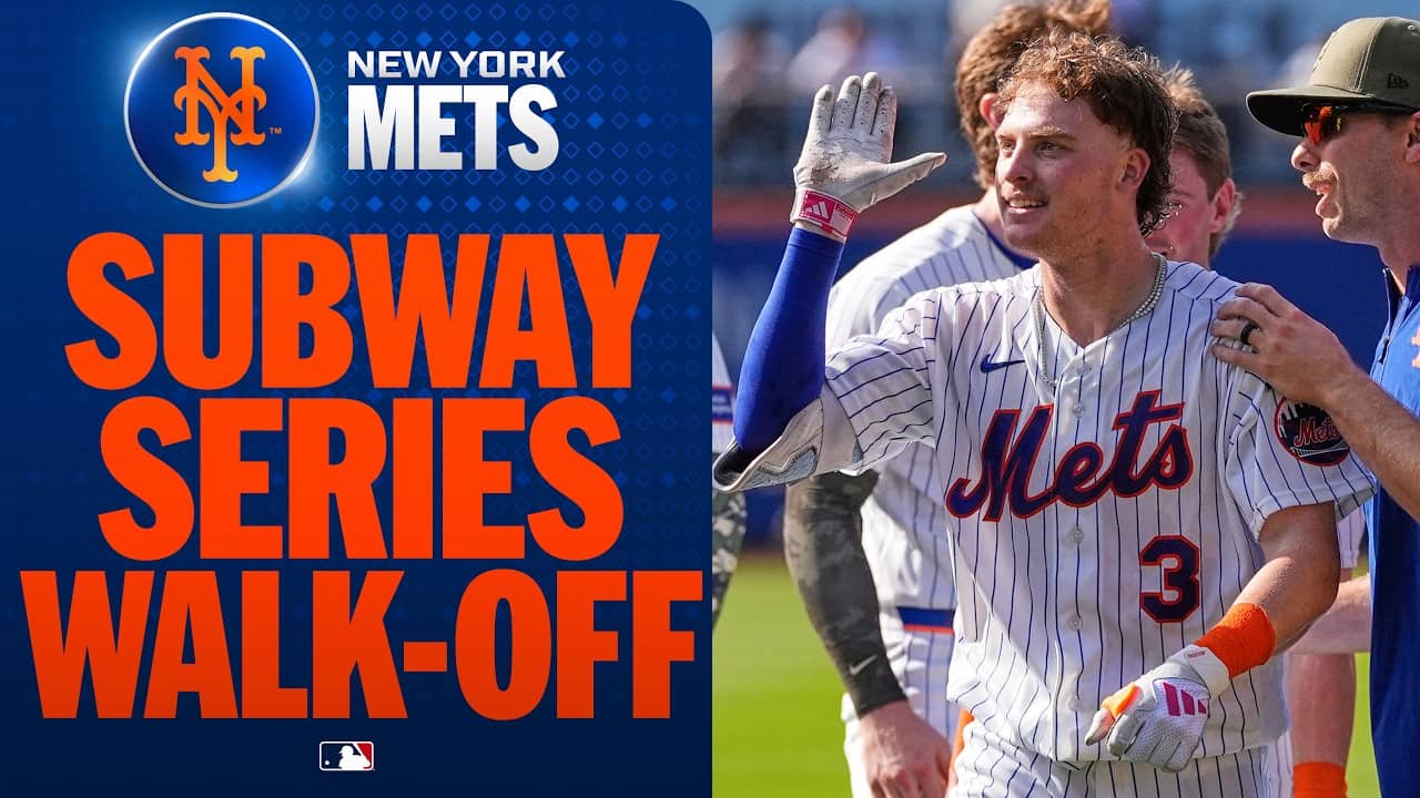 Carson Benge walks it off for the Mets vs. Yankees 😤 (It's his SECOND walk-off in the SAME week!)
