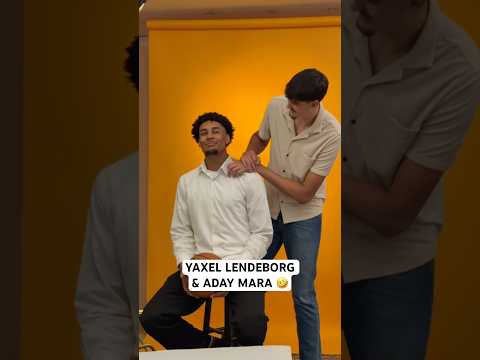 Michigan duo Yaxel Lendeborg & Aday Mara reunited & had one pose in mind 🤣