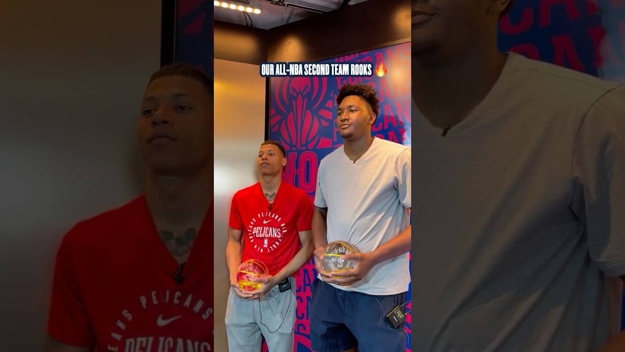 Surprising the rookies π #pelicans #nba #shorts